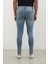 Erkek Skinny Ripped Jean Açık Mavi 10