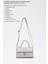 Gri SHK109 Suni Deri Çıtçıtlı Ayarlanabilir Askılı Kadın El, Kol ve Omuz Çantası U:11 E:19 G:7 cm 3