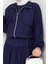 Milda Ceket Elbise Ikili Takım 1579 - Lacivert 1