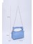 Mavi SHK24 Orjinal Soft Deri Düğüm Detaylı Zincir Askılı El ve Omuz Çantası U:14 E:22 G:8 cm 2