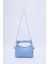 Mavi SHK24 Orjinal Soft Deri Düğüm Detaylı Zincir Askılı El ve Omuz Çantası U:14 E:22 G:8 cm 4