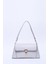 Gri SHK153 Suni Deri Kilit Detaylı Standart Askılı Tek Bölmeli El, Kol ve Omuz Çantası U:15 E:29 G:9 cm 1