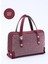Bordo SHK223 Süet Kumaş Taşlı Mini Boy Fermuarlı Tek Bölmeli Zincirli El. Kol ve Omuz Çantası 2