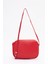 Kırmızı U23 Suni Deri ,tek Bölmeli, Fermuarlı,süet Iç Kumaş, Ayarlanabilir Askılı, Mini Urban Omuz Çantası 1