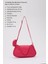 Fuşya Shk96 Suni Deri Tek Bölmeli Cüzdanlı Kol ve Omuz Çantası 3