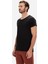 O-Neck Siyah Basic Erkek Tişört 3