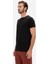 Solid T-Shirt Lacivert Basic Erkek Tişört 2