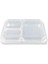 3 Bölmeli Kapaklı Kebap Kabı - 25 Adet 1