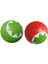 Çilek Şekilli Şarjlı Hareketli Kedi Oyun Topu, 4cm, Kırmızı, Yeşil 1