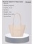 Krem SHK80 Önü Cepli Çıtçıtlı Makyaj Çantalı Suni Deri Büyük Boy Kol ve Omuz Çantası U:26 E:40 G:8 cm 3