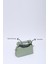 Mint Yeşil SHK24 Orjinal Soft Deri Düğüm Detaylı Zincir Askılı El ve Omuz Çantası U:14 E:22 G:8 cm 5