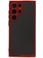 Samsung Galaxy S22 Ultra Kılıf Montreal Silikon Kapak - Kırmızı - CPTD3398-6097 1