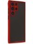 Samsung Galaxy S22 Ultra Kılıf Montreal Silikon Kapak - Kırmızı - CPTD3398-6097 2