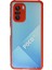 Xiaomi Poco F3 Kılıf Miami Şeffaf Silikon - Kırmızı - CPTD4850-7131 1