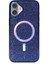 iPhone 16 Kılıf Diamond Magsafe Kapak - Lacivert - CPTD7099-5029 1