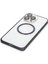 iPhone 15 Pro Kılıf Metal Bumper Magneticsafe Kapak - Lacivert - CPTD5008-7429 5