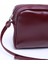 Bordo U23 Suni Deri ,tek Bölmeli, Fermuarlı,süet Iç Kumaş, Ayarlanabilir Askılı, Mini Urban Omuz Çantası 6