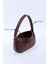 Bordo SHK229 Suni Deri , Fermuarlı Tek Bölmeli , Baget Model El, Kol ve Omuz Çantası 5