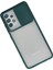 Samsung Galaxy A32 Kılıf Palm Buzlu Kamera Sürgülü Silikon - Yeşil - CPTD3258-9828 2
