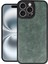 iPhone 16 Pro Max Kılıf Aras Deri Kapak - Koyu Yeşil - CPTD5490-5071 1
