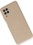 Samsung Galaxy A22 Kılıf Nano Içi Kadife Silikon - Pudra - CPTD5110-3769 3