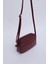Bordo Shk22 Deri,İki Bölmeli Ön Cep Detaylı, Fermuarlı, Ayarlanabilir Askılı, Mini Urban El,Kol Ve Omuz Çantası 6