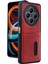 Xiaomi Redmi 14C Kılıf Sara Kartvizitli Deri Kılıf - Kırmızı - CPTD3521-2381 1