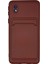 Samsung Galaxy A01 Core Kılıf Kelvin Kartvizitli Silikon - Bordo - CPTD6054-2550 1