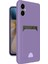 Samsung Galaxy A05 Kelvin Kartvizitli Silikon - Lila - CPTD4971-7994 2