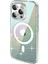 iPhone 14 Pro Max Rasasi Simli Magsafe Kapak - Şeffaf - CPTD2778-5878 1