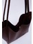 Bordo Shk76 Çıtçıtlı Fitil Askılı Deri Makyaj Çantalı Büyük Boy Kadın El Ve Omuz Çantası U:29 E:30 G:9 Cm 6