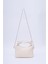 Krem SHK24 Orjinal Soft Deri Düğüm Detaylı Zincir Askılı El ve Omuz Çantası U:14 E:22 G:8 cm 4
