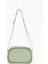 Mint Yeşil Shk62 Tek Bölmeli Suni Deri Ayarlanabilir Askılı Fermuarlı Çapraz Omuz Çantası 1