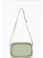 Mint Yeşil Shk62 Tek Bölmeli Suni Deri Ayarlanabilir Askılı Fermuarlı Çapraz Omuz Çantası 3