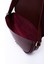 Bordo Shk92 Kilit Detaylı Deri Tek Bölmeli Çıtçıtlı El, Kol Ve Omuz Çantası U:15 E:25 G:6 Cm 6