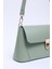 Mint Yeşil SHK153 Suni Deri Kilit Detaylı Standart Askılı Tek Bölmeli El, Kol ve Omuz Çantası U:15 E:29 G:9 cm 5