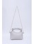 Gri SHK24 Orjinal Soft Deri Düğüm Detaylı Zincir Askılı El ve Omuz Çantası U:14 E:22 G:8 cm 1