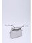 Gri SHK24 Orjinal Soft Deri Düğüm Detaylı Zincir Askılı El ve Omuz Çantası U:14 E:22 G:8 cm 5