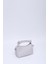 Gri SHK24 Orjinal Soft Deri Düğüm Detaylı Zincir Askılı El ve Omuz Çantası U:14 E:22 G:8 cm 6