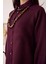 Reglan Kol Basic Keten Gömlek Bordo 2