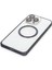 Joko iPhone 15 Pro Max Kılıf Metal Bumper Magneticsafe Kapak - Lacivert 5