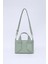 Mint Yeşil SHK60 Suni Deri, Tek Bölmeli, Fermuarlı, Ayarlanabilir Askılı, El, Kol Ve Omuz Çantası 4