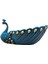 Tavus Zarafeti – Dekoratif Gondol Biblo & Şekerlik Saksı (27 x 14 Cm) 4
