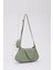 Mint Yeşil Shk96 Suni Deri Tek Bölmeli Cüzdanlı Kol ve Omuz Çantası 2