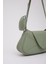 Mint Yeşil Shk96 Suni Deri Tek Bölmeli Cüzdanlı Kol ve Omuz Çantası 7