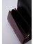 Bordo SHK109 Suni Deri Çıtçıtlı Ayarlanabilir Askılı Kadın El, Kol ve Omuz Çantası U:11 E:19 G:7 cm 7