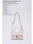 Krem SHK109 Suni Deri Çıtçıtlı Ayarlanabilir Askılı Kadın El, Kol ve Omuz Çantası U:11 E:19 G:7 cm 3