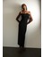 Siyah Straplez Bodycon Elbise 1