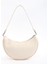 Krem SHK26 Tek Bölmeli Suni Deri El ve Omuz Çantası U:12 E:26 G:6 cm 3