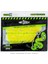 Silikon Kurt Yem - Fishack - 35MM - Sarımsak Kokulu - 20 Adet - Fluo Green - Uv - Trout Bait 3